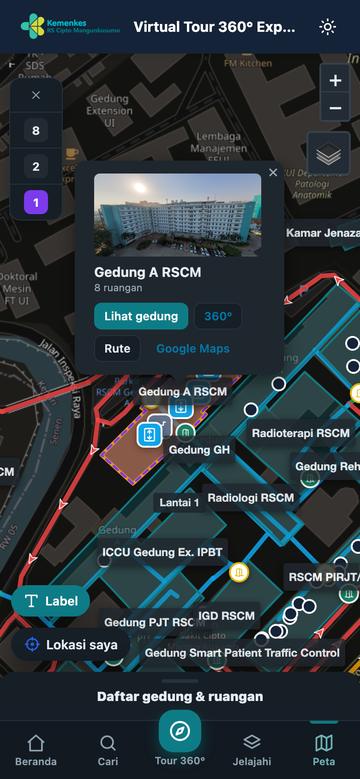 Mode gelap — tampilan ponsel
