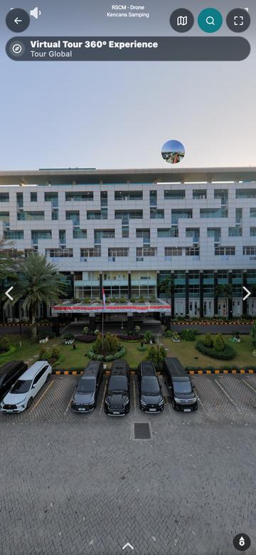 Tour layar penuh — tampilan ponsel
